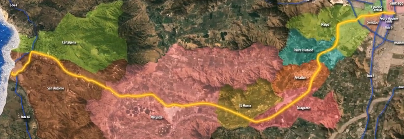 Estudio Integral Concesión Ruta 78: Tramo Santiago – San Antonio y Tramo Acceso Vial a Puertos.